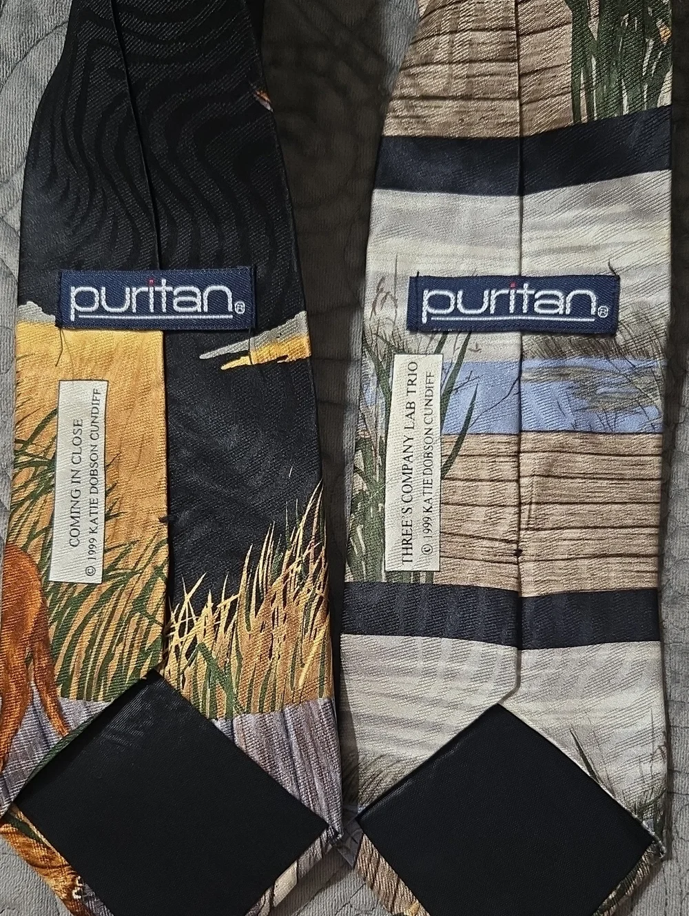 Vtg Katie Dobson Cundiff Ties